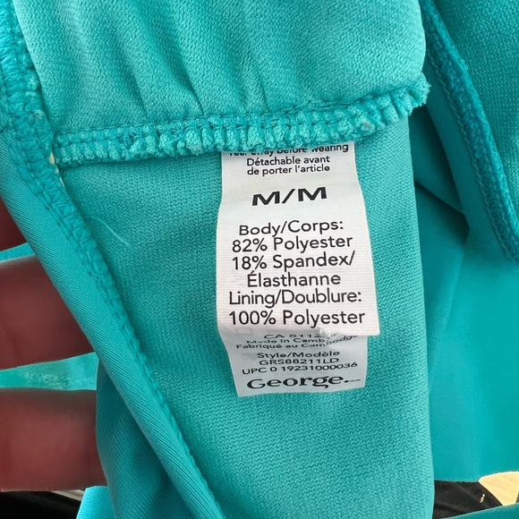 George Teal Bathing Suit Top - Picture 7 of 7